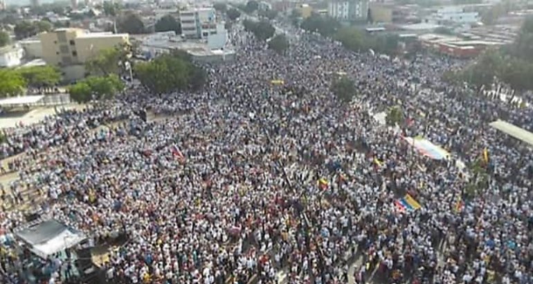 manifestacin en Venezuela 