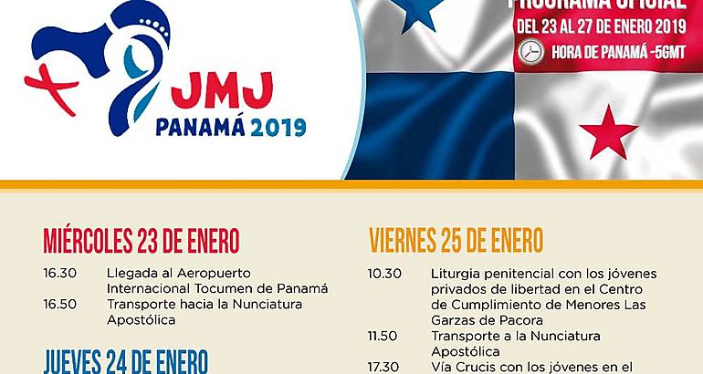 Programa oficial JMJ