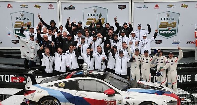 Victoria de BMW en las 24 Horas de Daytona en la categora GTLM