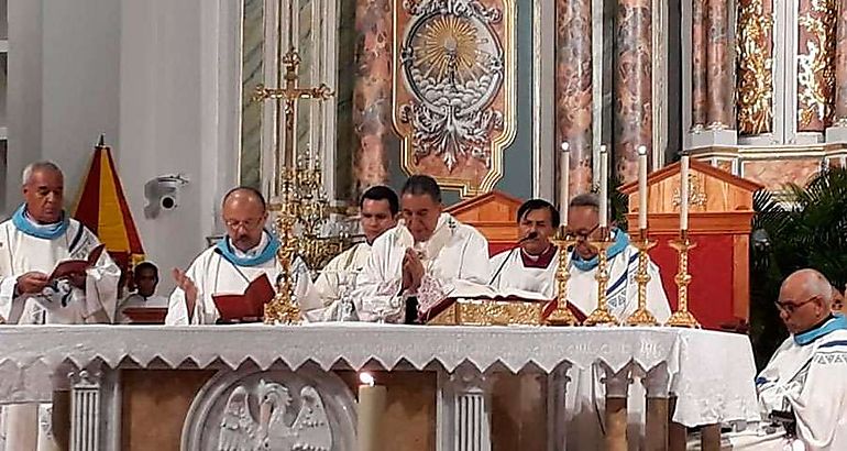 Misa de reapertura de la Catedral Santa Mara La Antigua