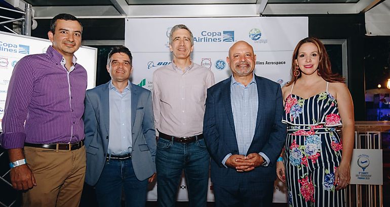 Copa Airlines celebra coctel de inauguracin del torneo de golf Copa Tech Ops 2019 