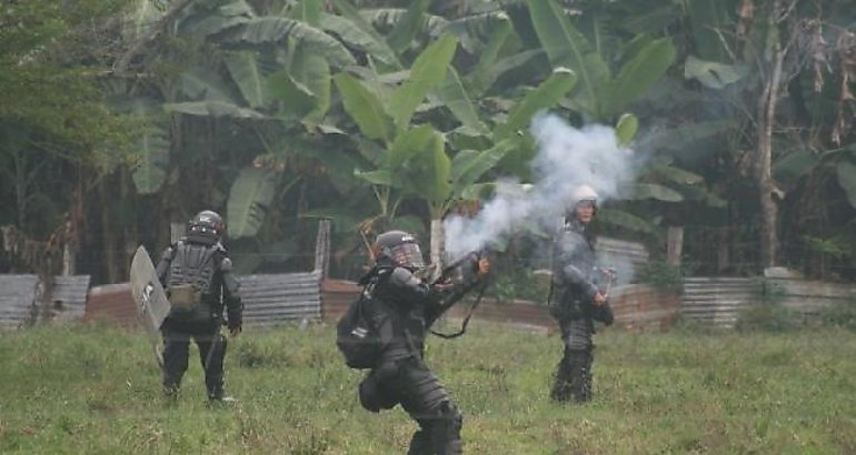 represion venezolana en la frontera de colombia