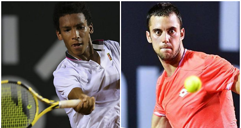 Canadiense AugerAliassime y serbio Djere