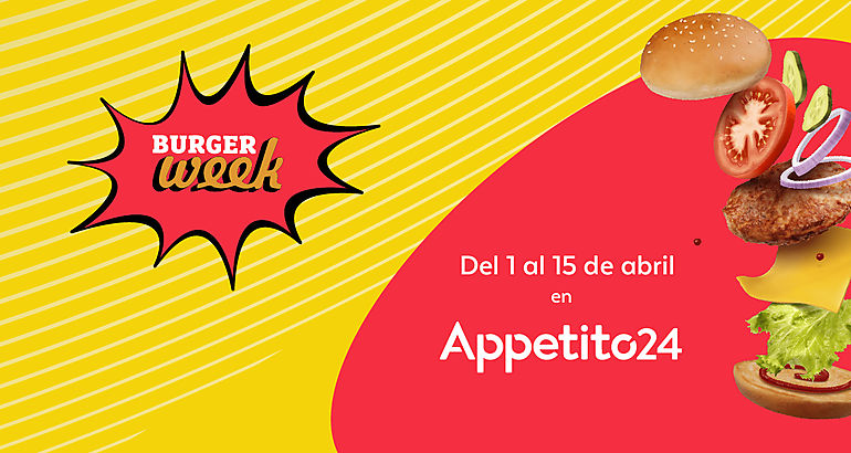 Appetito24 se une al festival gastronmico Burger Week