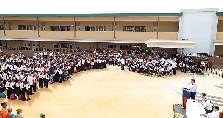 Varela inaugur el Centro Educativo Integral Joaqun Jos Vallarino