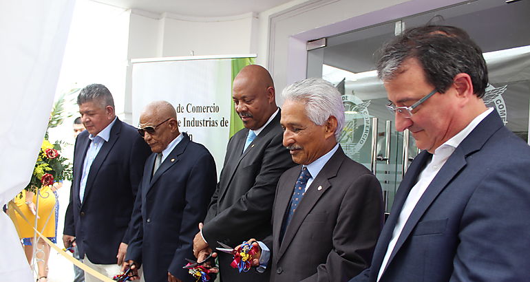 Inauguran la nueva sede de la Cmara de Comercio Agricultura e Industrias de Coln