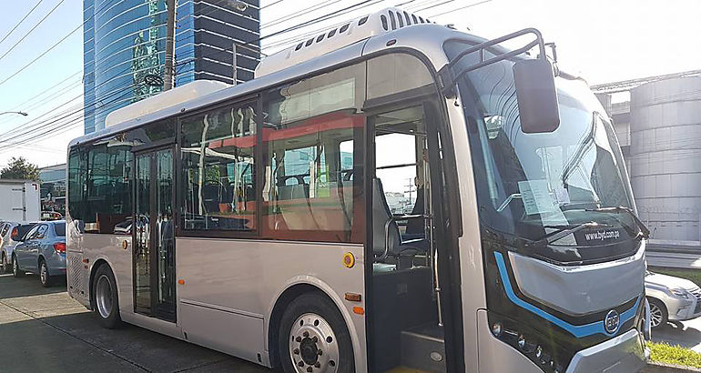 El bus elctrico del Casco Antiguo 