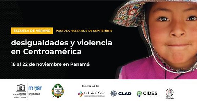 UNESCO extiende su convocatoria a la Escuela de verano en Panam sobre desigualdades y violencia regional  