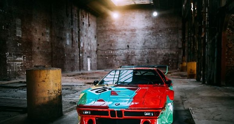 El BMW M1 Art Car de Andy Warhol cumple 40 aos