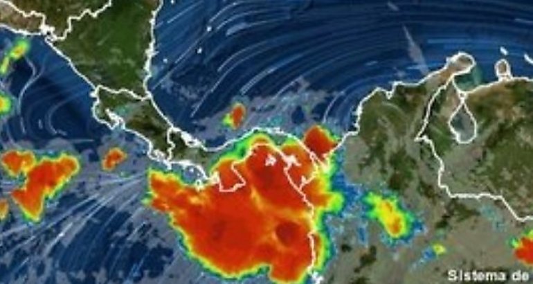 Se prevn lluvias y rfagas de vientos sobre Panam