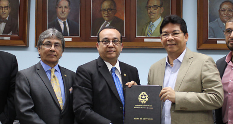 KBITS Internacional SA firma convenio con la UP