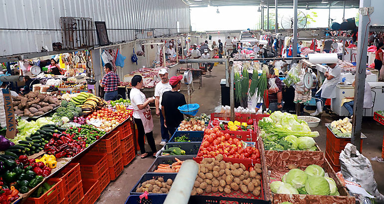 Mercado provisional San Felipe Neri 