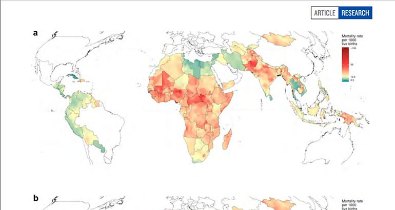 Mapa de mortaliad infantil