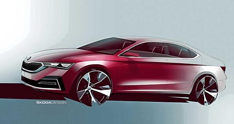 Primeros bocetos del diseo del nuevo Skoda Octavia