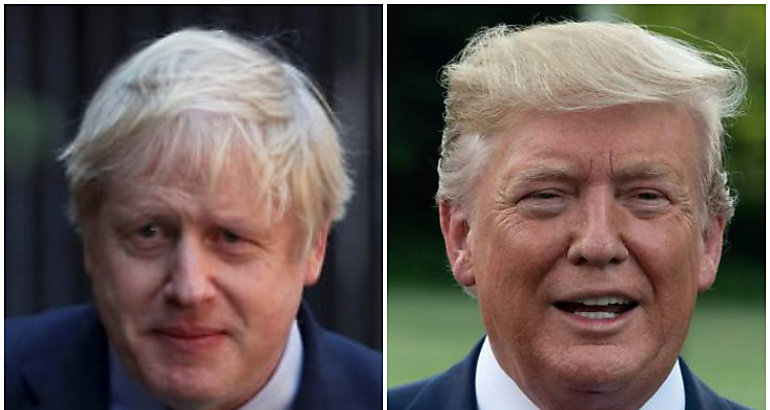 Johnson y Trump