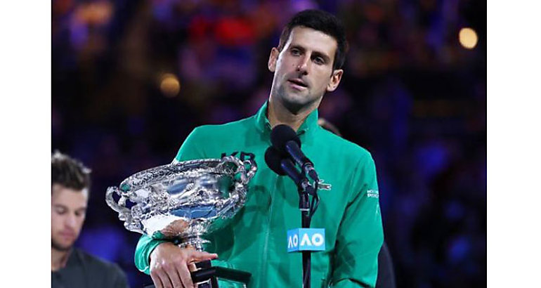 Djokovic ocho veces campen del Abierto de tenis de Australia