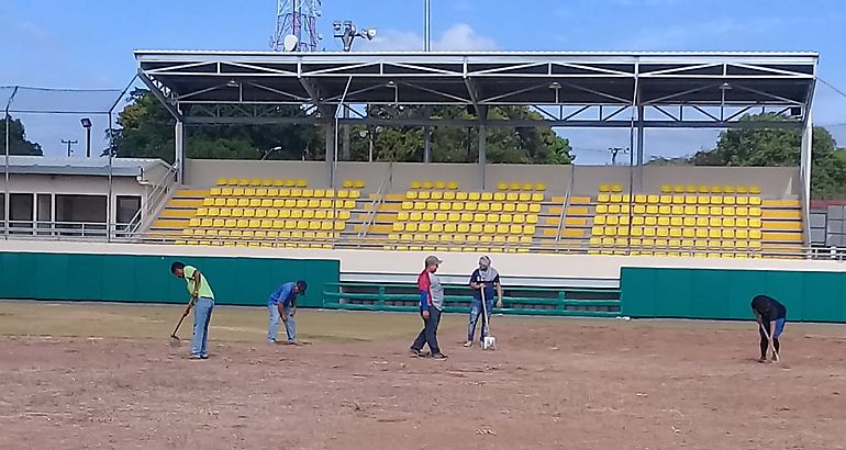 El estadio de bisbol de Pequeas Ligas de Aguadulce