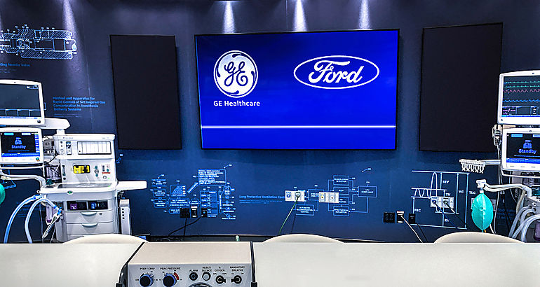 FORD producir 50000 ventiladores en Michigan en los prximos 100 das la colaboracin con GE HEALTHCARE ayudar a los pacientes de Coronavirus