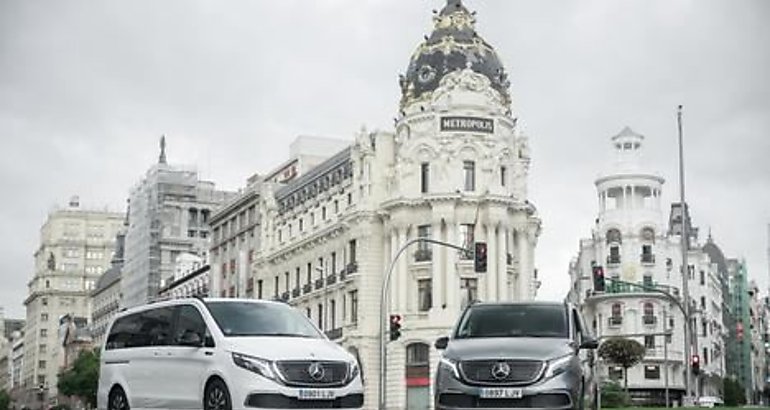 El EQV de MercedesBenz elctrico verstil e inteligente