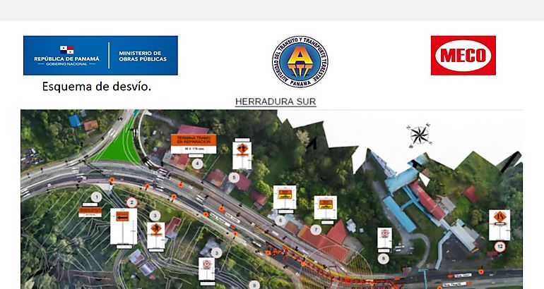 Ejecucin de trabajos en el proyecto Corredor  Panam Norte 