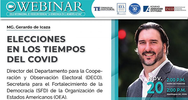 conferencia Elecciones en los tiempos del Covid