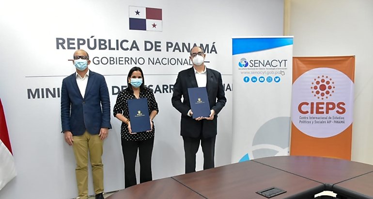 MIDES SENACYT y CIEPS AIP Panam firman Convenio de Cooperacin Pioneras de la Ciencia en las Mujeres Panameas