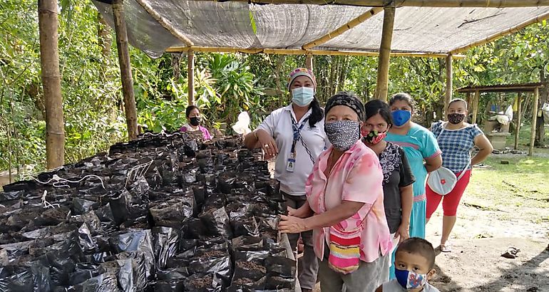 Comunidad de Almendro en el distrito de Bar elaboracin de abono Bocashi 