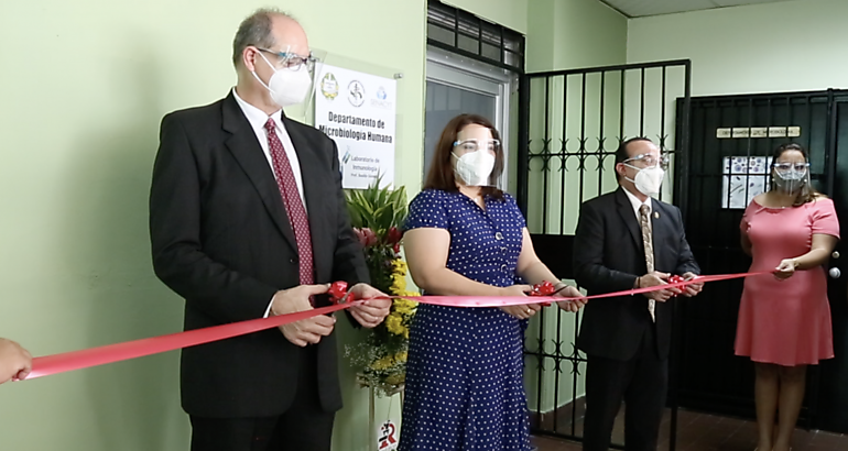 La Universidad de Panam y la SENACYT inauguraron Laboratorio de Inmunologa Basilio Gmez