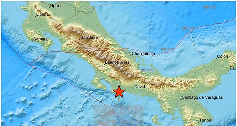 Se registra un sismo de magnitud 54 en Panam