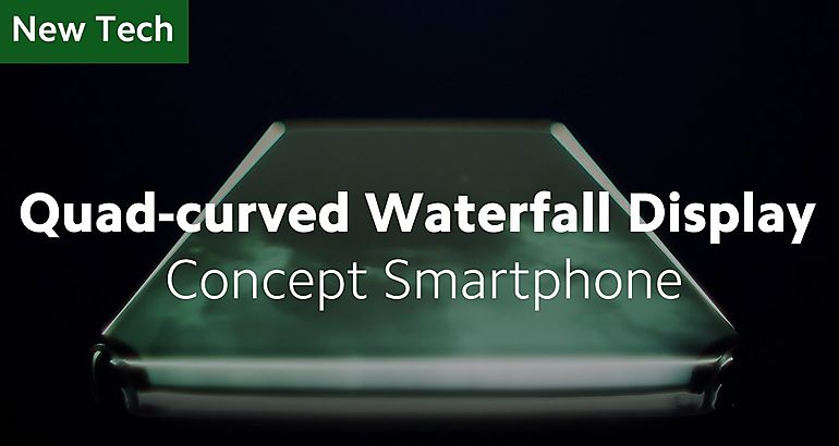 The First Quadcurved Waterfall Display Concept Smartphone