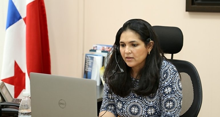 La directora de la Autoridad Nacional de Aduanas de Panam Tayra Barsallo