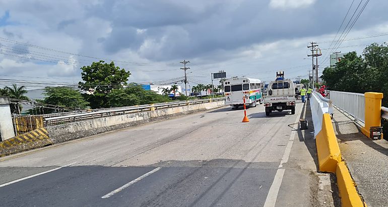 Hoy se mantendr cerrado en su totalidad el puente sobre el ro Juan Daz