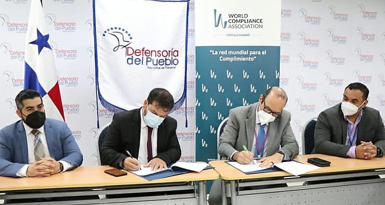 Defensora del Pueblo y WCA firman convenio en materia de transparencia y lucha contra la corrupcin