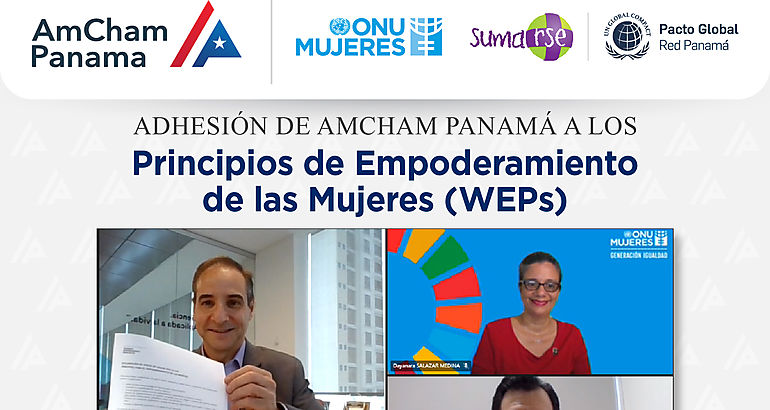 Adhesin de AmCham Panam a los Principios de Empoderamiento de las Mujeres  WEPs