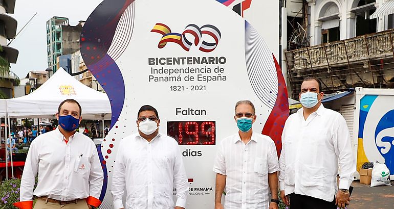 Alcalda pone en cuenta regresiva 4 relojes que marcarn la llegada de los 200 aos de independencia de Panam de Espaa