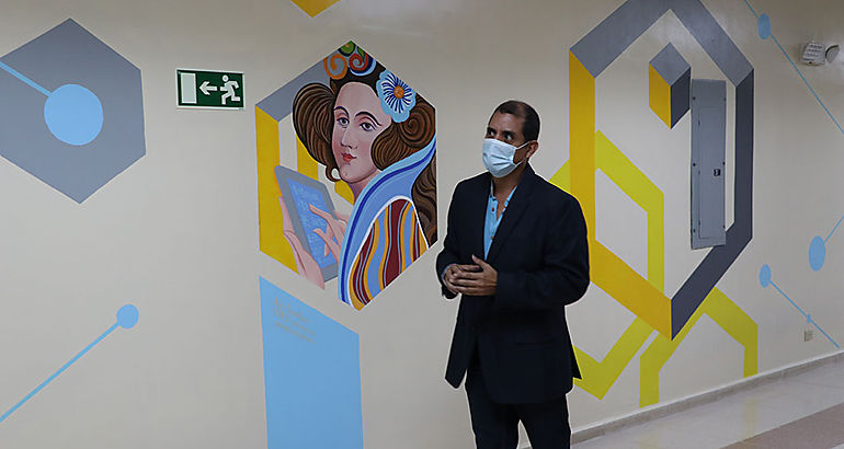 Inauguran murales de Ricardo Cerezo en la UTP