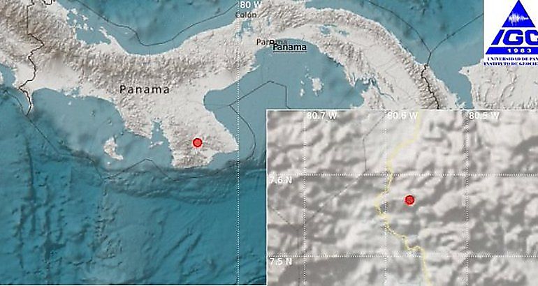 Dos movimientos ssmicos de magnitud 33 y 70 sacunden Panam