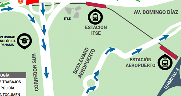 Cierre total en Avenida Domingo Daz por trabajos del Proyecto Ramal 2 Lnea 2