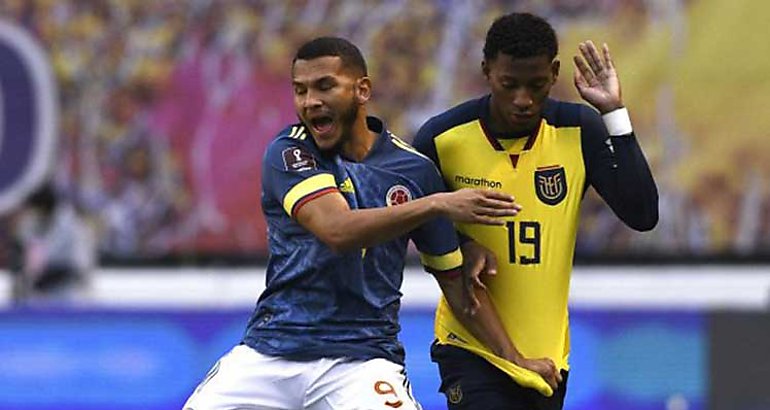 Colombia y Ecuador empatan 00 en eliminatorias hacia Qatar 2022