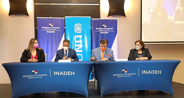 INADEH y la UNOPS firman acuerdo para el Plan de Transformacin y Mejora Integral de la institucin