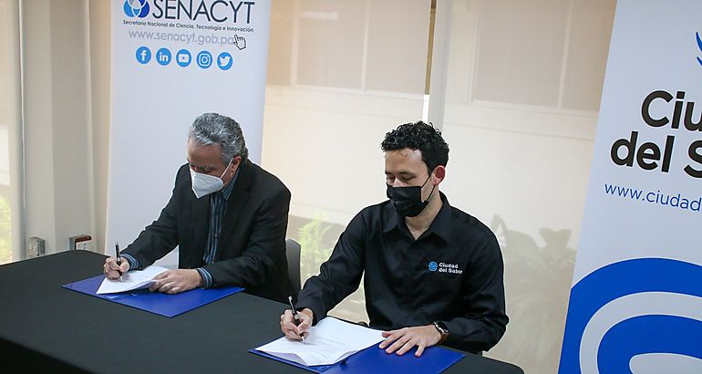 La Fundacin Ciudad del Saber y la SENACYT firman convenio de cooperacin para el desarrollo del Programa de Fortalecimiento Metodologas y Capacitacin de Incubadoras