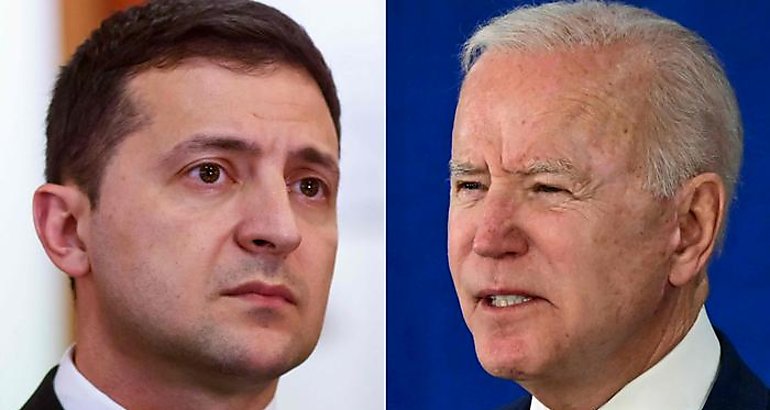 Biden y Zelensky