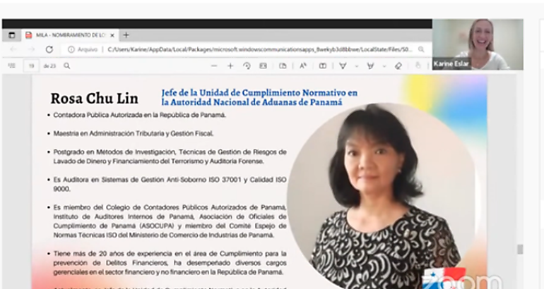 La licenciada Rosa Chu Lin