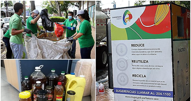 Puntos de reciclaje de la Alcalda de Panam