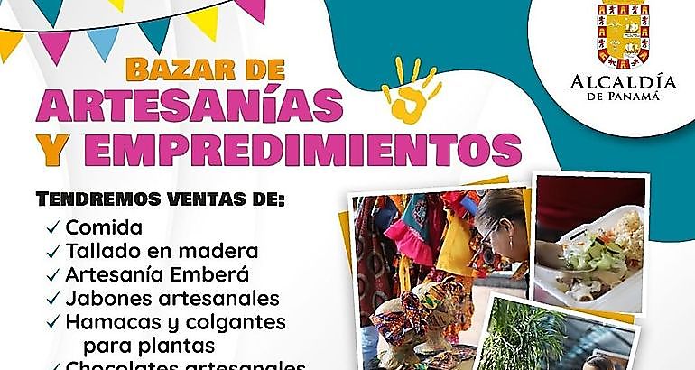 Municipio de Panam invita al Bazar de Artesanas y Emprendimientos