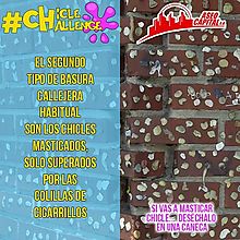 Maratn contra los residuos de chicle