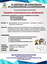 Seminario de Seguridad y Mantenimiento en el Rgimen de P.H. 