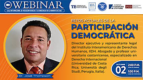 Conferencia virtual: Retos Actuales de la Participacin Democrtica