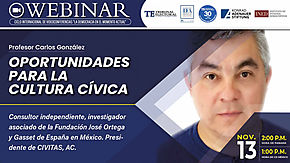 Conferencia virtual “Oportunidades para la cultura cívica” Conferencia virtual “Oportunidades para la cultura cívica”
